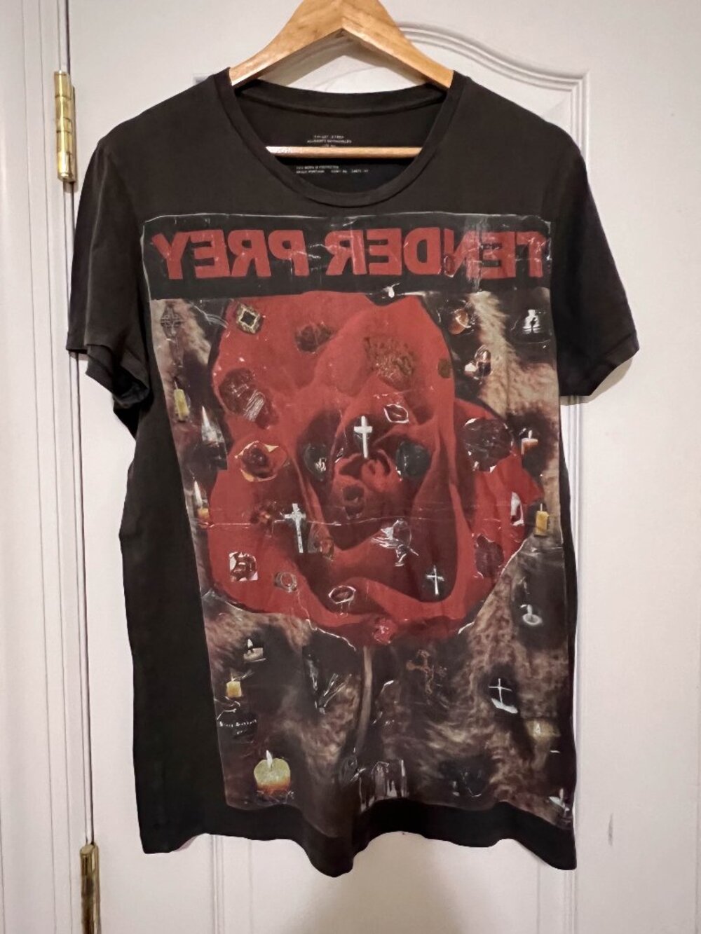 Rare All Saints Nick Cave Tender Prey Tee M note flaws
